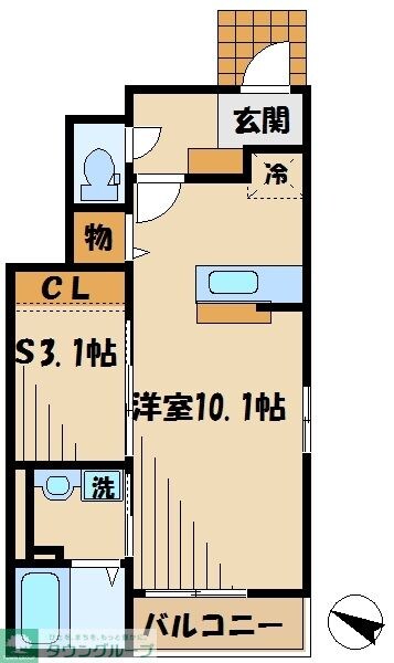 チェリーメゾンの物件間取画像