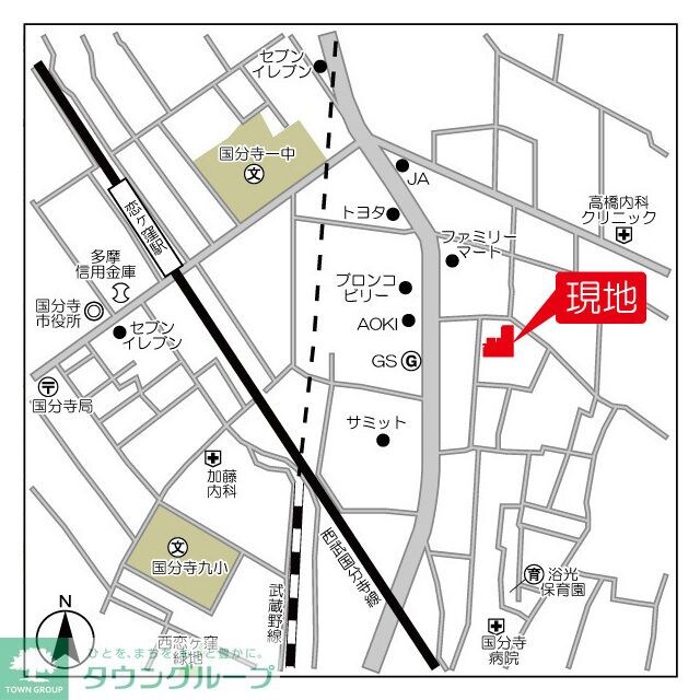 ロイヤルキャステージ恋ヶ窪の物件内観写真