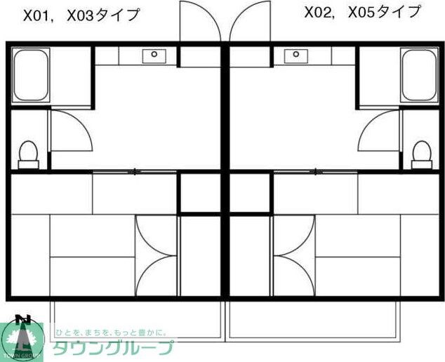 コーポあがわの物件間取画像