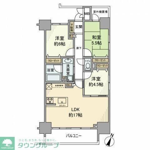 ベレッサ高尾ステーションビューの物件間取画像