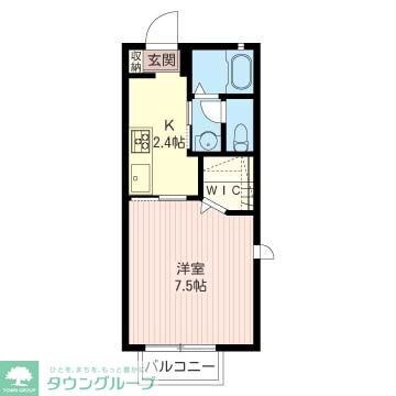 シャーメゾン南大沢の物件間取画像