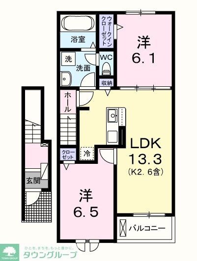 エール ドゥの物件間取画像