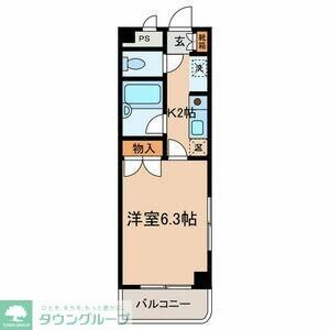 ビレッジコア八王子の物件間取画像