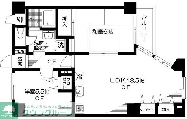 日神パレス立川第2の物件間取画像
