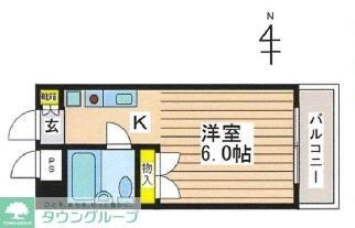 メイプル コートの物件間取画像