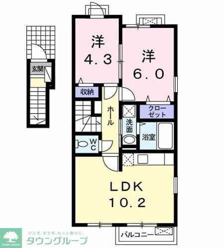 オラーンジェの物件間取画像