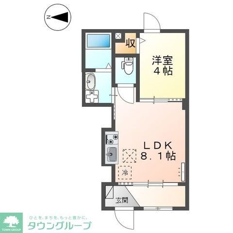 シャルム片倉の物件間取画像