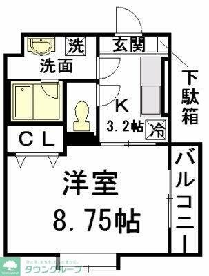 プレジールの物件間取画像