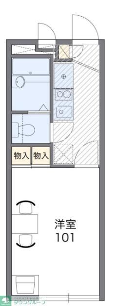 レオパレス武蔵野の物件間取画像