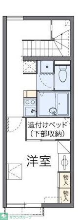 レオパレス日向坂の物件間取画像