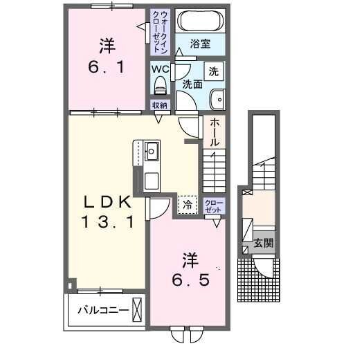 フィエルテの物件間取画像