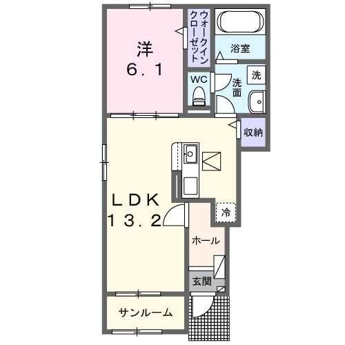 フィエルテの物件間取画像