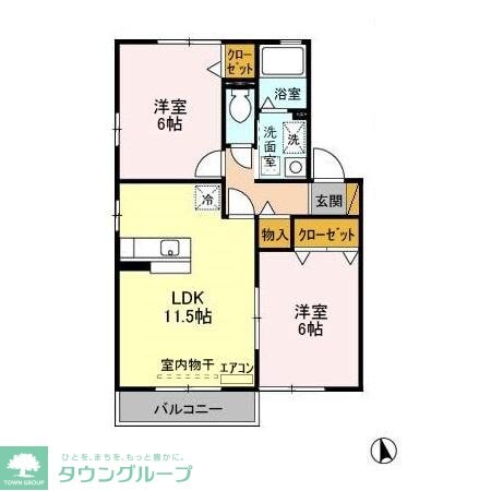 フローラコートの物件間取画像