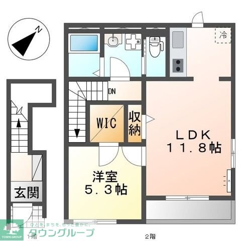 レジデンスの物件間取画像