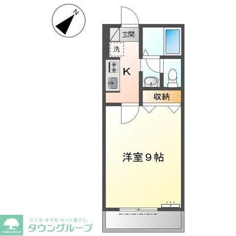 リバーアップ六実の物件間取画像