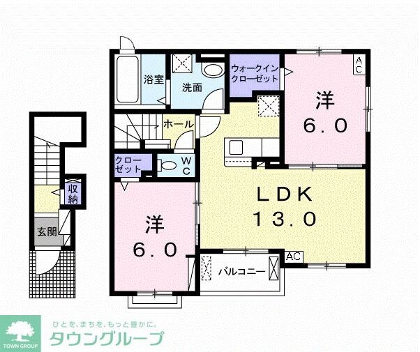 ソフィアフルールIの物件間取画像