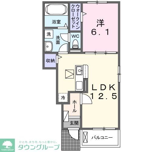 パークヒルズ利根六番館の物件間取画像