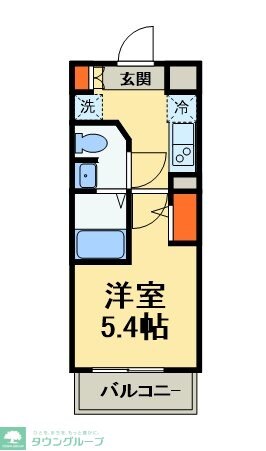 GENOVIA天王台の物件間取画像