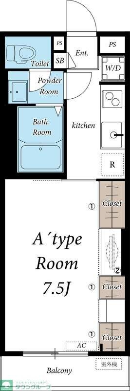 リブリ・幸谷の物件間取画像