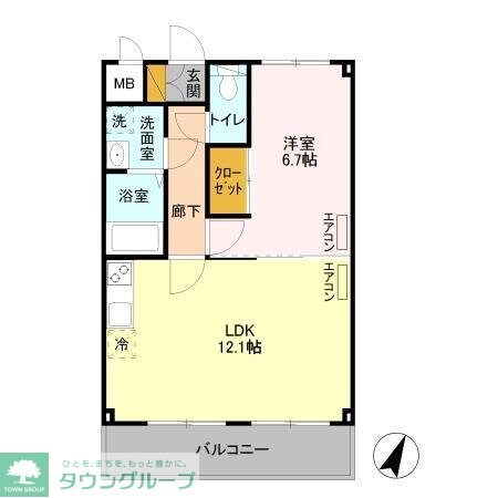 ファースト クライムの物件間取画像