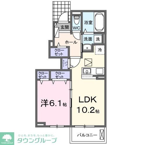 ナチュール メゾンの物件間取画像