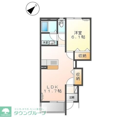 サンマルサン Aの物件間取画像