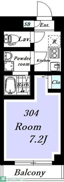 belle villeの物件間取画像