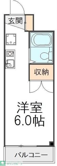 オーキスビルの物件間取画像