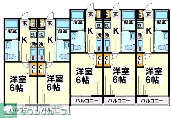 ソルブラン松戸の物件間取画像