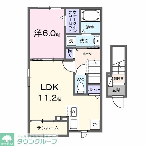ウィブリーハイツの物件間取画像