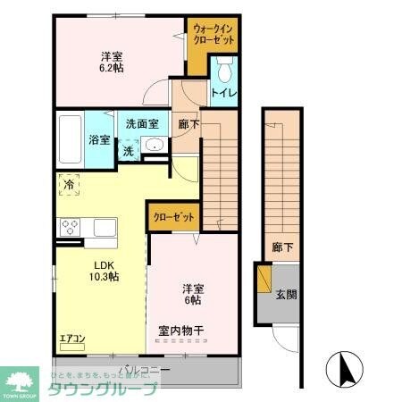 エスポワールの物件間取画像