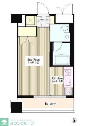 パークフラッツ松戸の物件間取画像