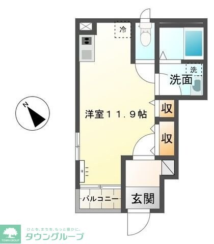 パル・クレシアの物件間取画像