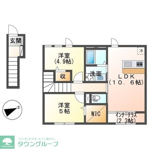 Feluca(フェルカ)の物件間取画像