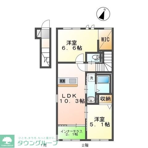 ルボワ le boisの物件間取画像