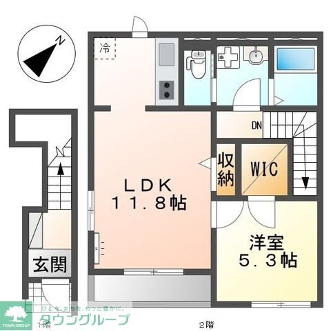 レジデンスの物件間取画像