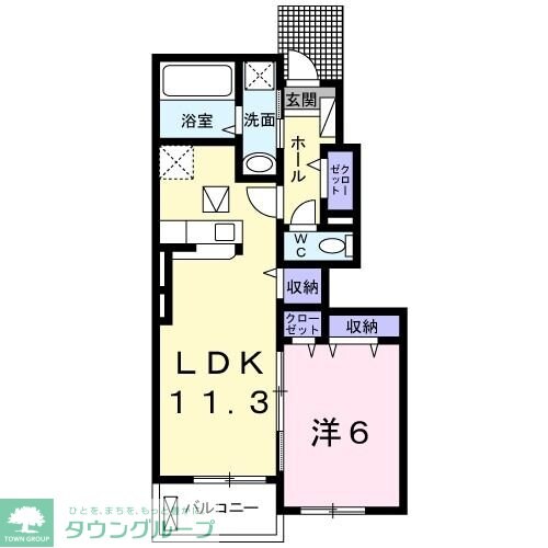 Mグランデの物件間取画像