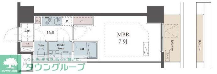 ラグゼナ松戸の物件間取画像
