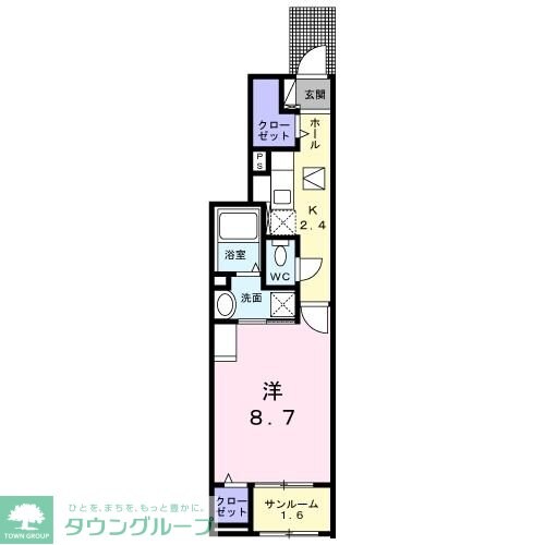 ドゥ ボヌールIIの物件間取画像