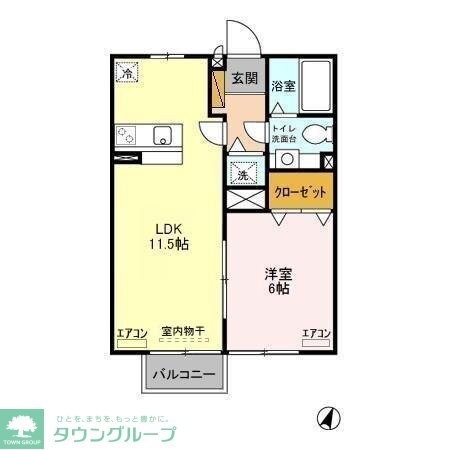 ローズパレスの物件間取画像