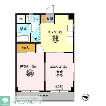 ハートリーフレジデンスの物件間取画像