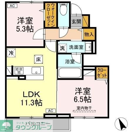 ソラーナ フェリスの物件間取画像