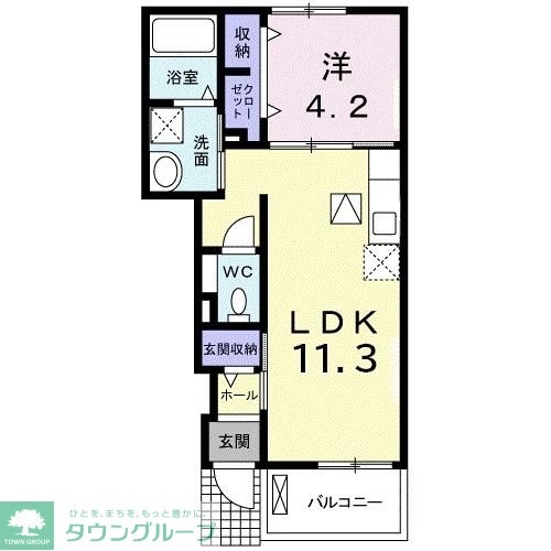 グラース・アビタシオンIIの物件間取画像