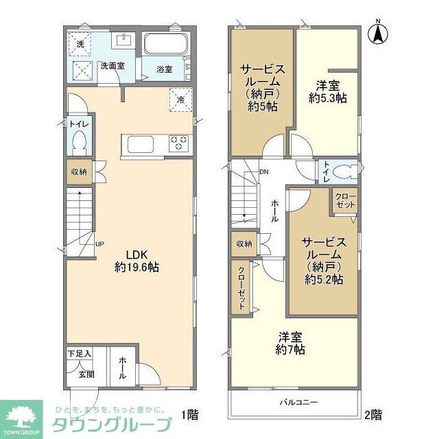 Kolet野田七光台#04の物件間取画像