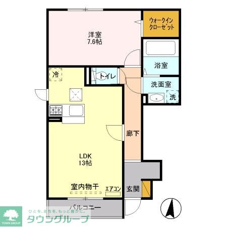 フォレステージ Bの物件間取画像