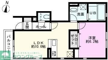 グロワール・ブランシュの物件間取画像