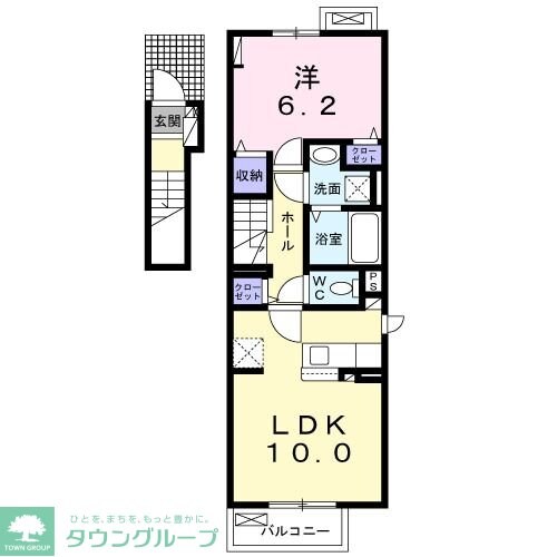 Ai-HightsIIBの物件間取画像
