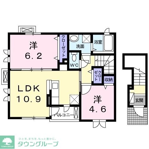 グラース・アビタシオンの物件間取画像