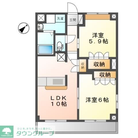 ヒンメルブローの物件間取画像