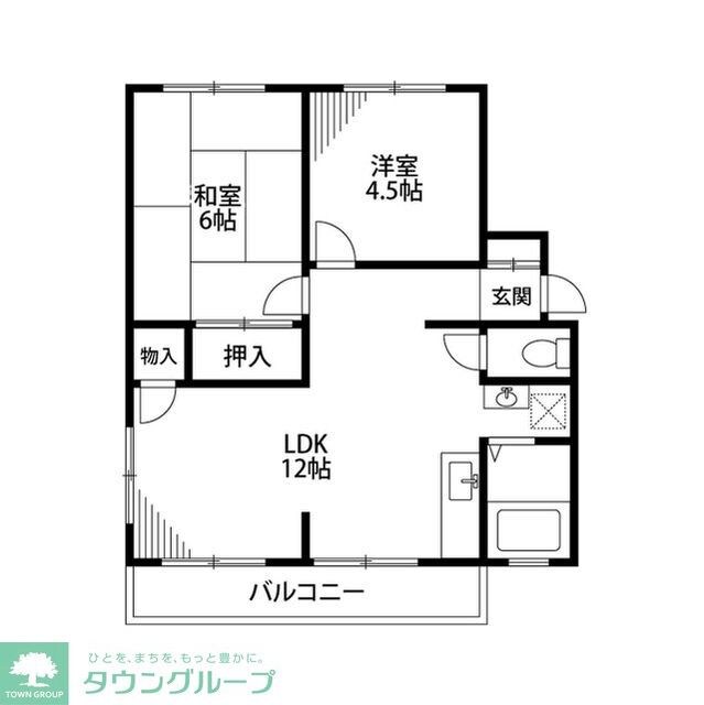 ジュネスCの物件間取画像